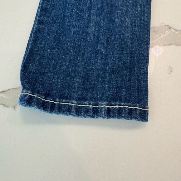 Grace In LA Women's Blue Patchwork Jeans - Picture 11 of 15